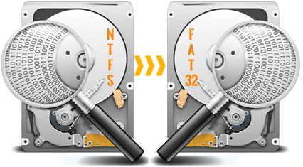 NTFS to FAT32