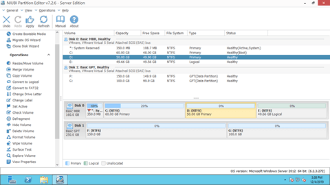 Partition manager server