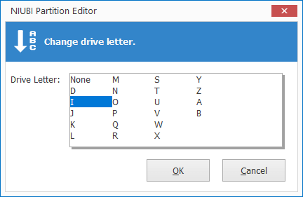 Select letter