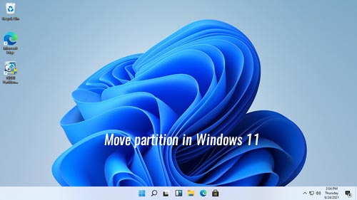 Move partition Win11