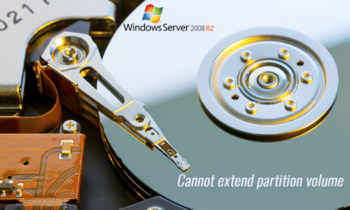 Cannot extend volume