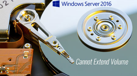Can't extend volume
