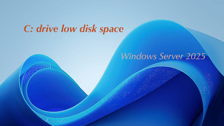 Low disk space